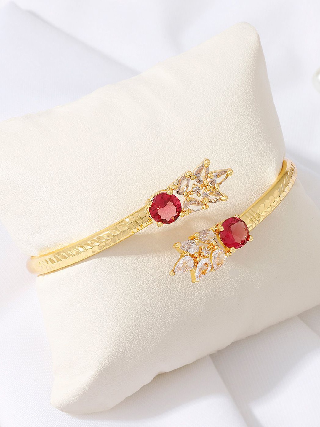 

IGP Gold-Plated CZ-Studded Bracelet