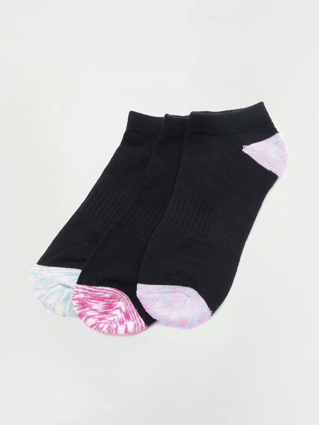 

max Women Pack Of 3 Printed Ankle-Length Socks, Purple