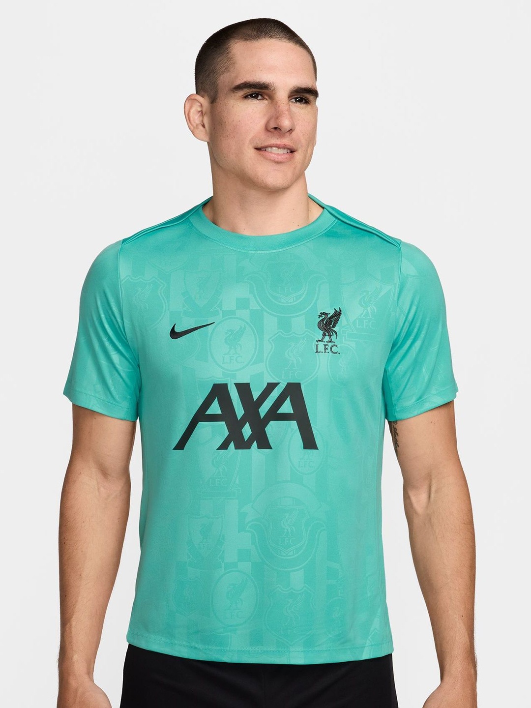 

Nike Liverpool F.C. Academy Pro Men's Nike Dri-FIT Football Pre-Match Short-Sleeve Top, Green