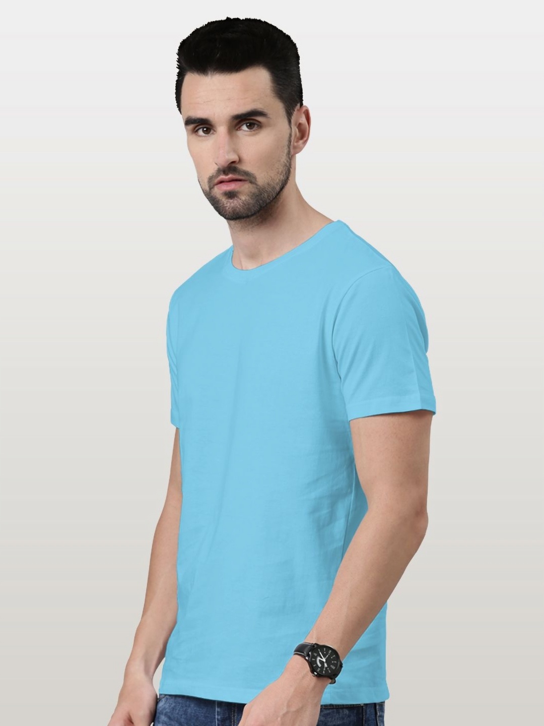 

macmerise Men Printed Pockets T-shirt, Blue