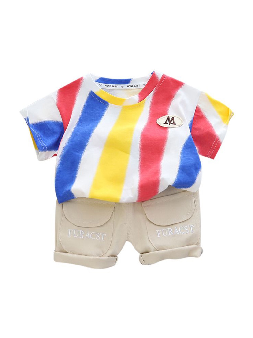 

StyleCast x Revolte Boys Printed T-shirt with Shorts, White