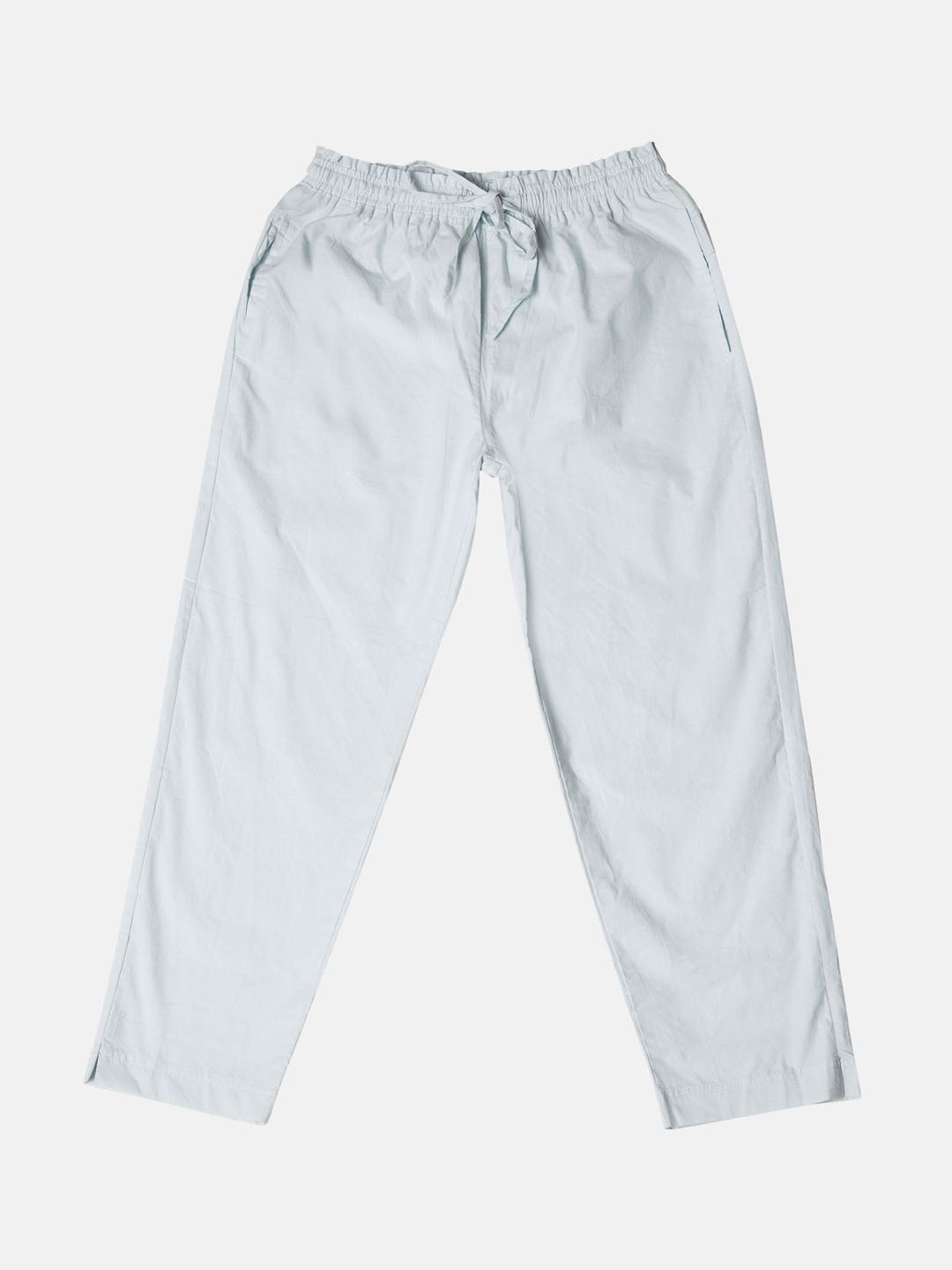 

J Style Girls Regular Fit Mid-Rise Cotton Flat-Front Trousers, Blue