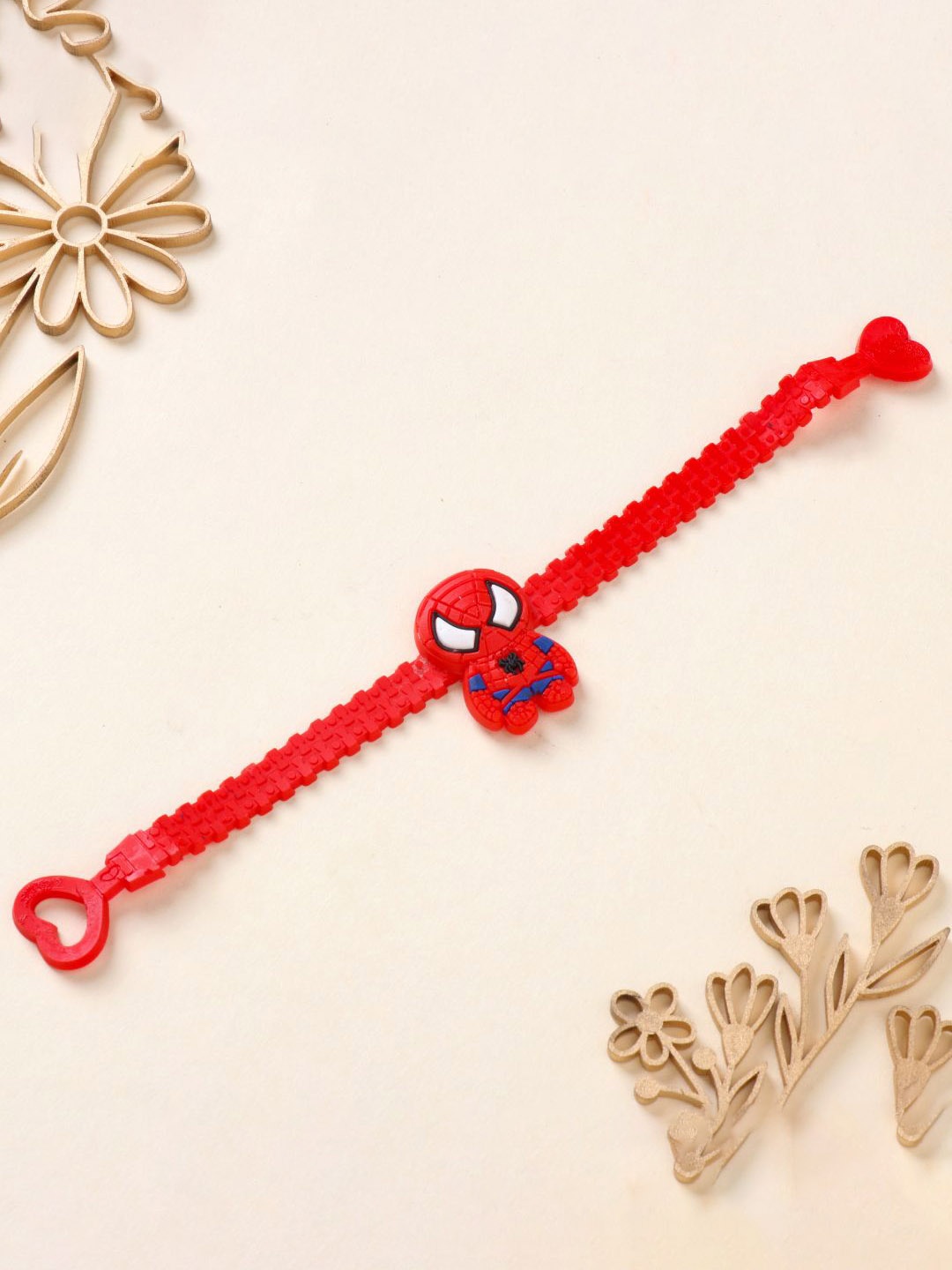 

Floweraura Thread Rakhi, Red