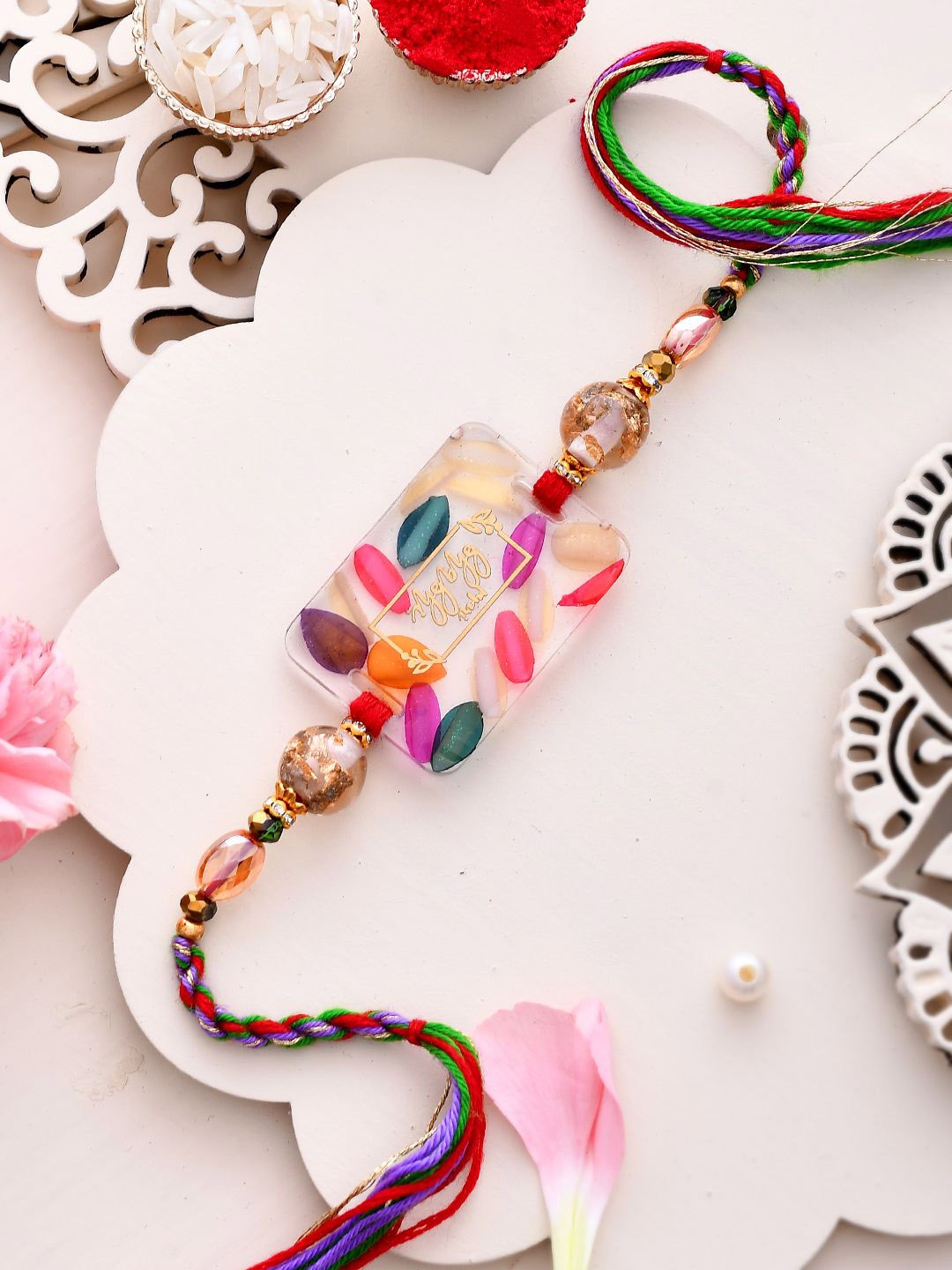 

Sangria Multistrand Rakhi, Purple