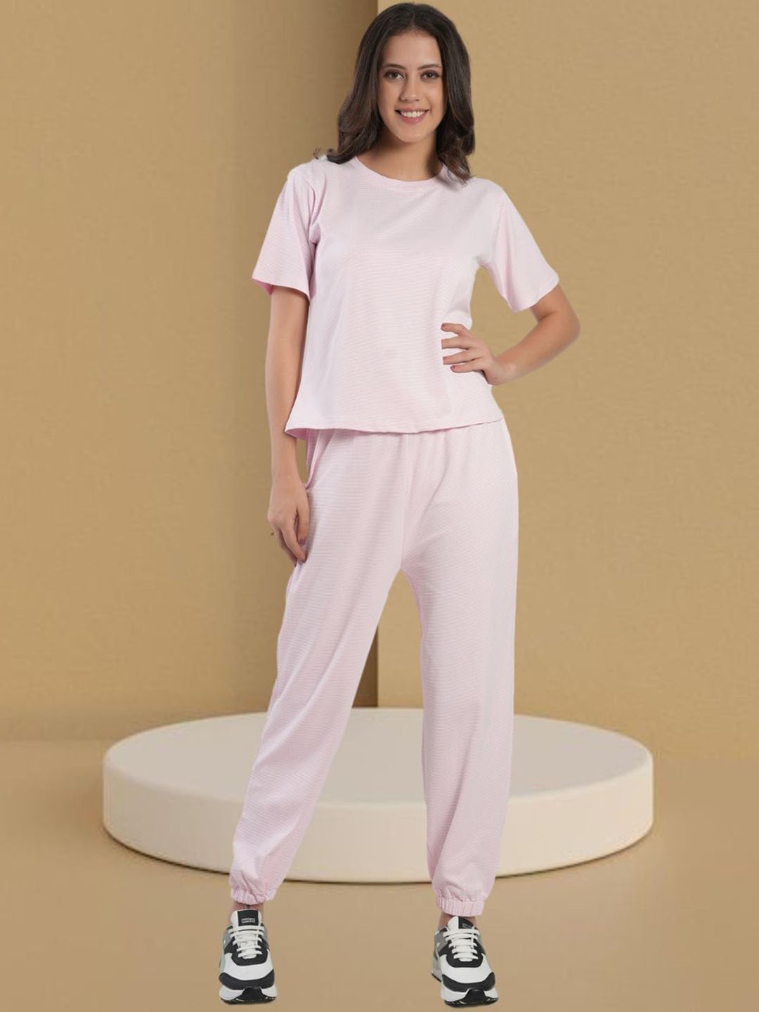 

BAESD T-Shirt & Joggers Co-Ords Set, Pink