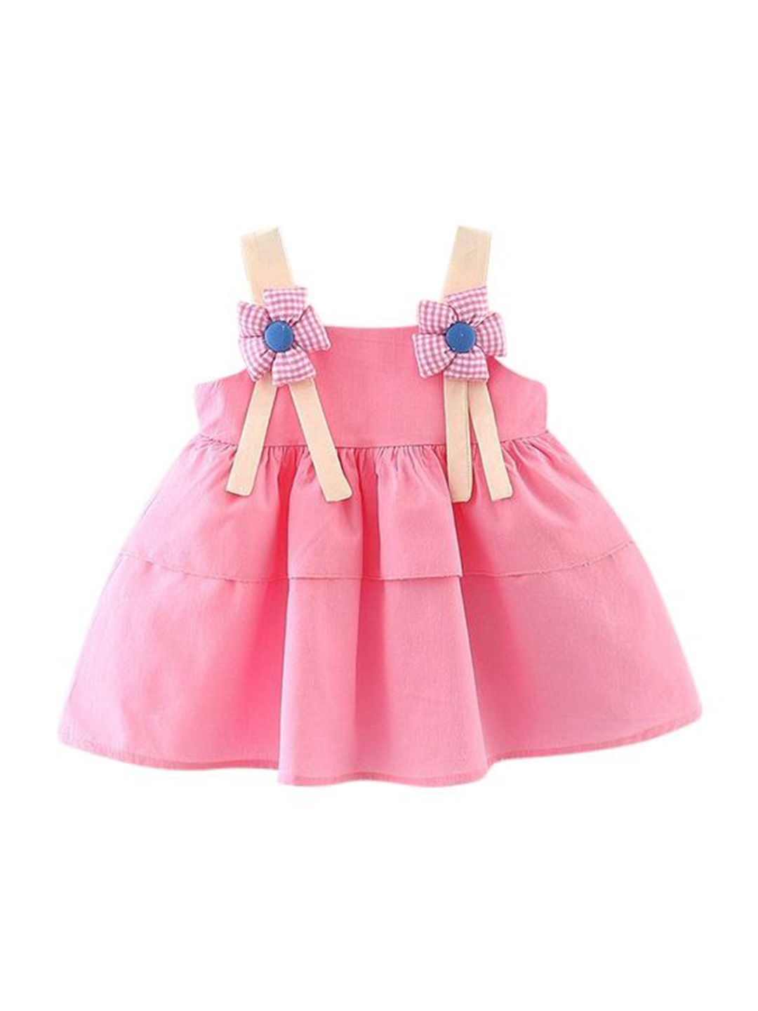 

StyleCast x Revolte Girls Solid A-Line Dress, Pink