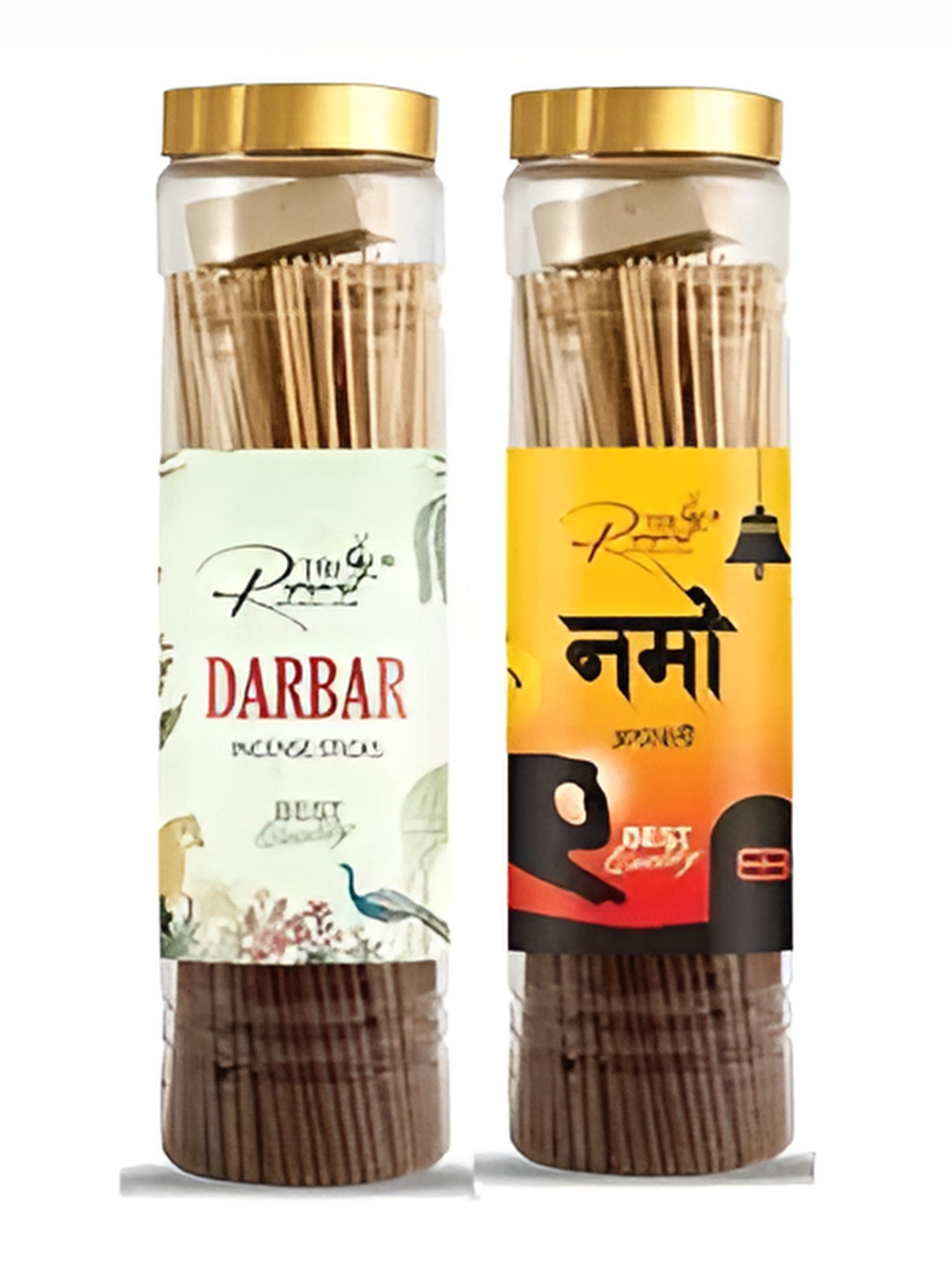 

THE RUPAWAT Perfumery House Brown 2 Pieces Wooden Incense Sticks 200 gm Each