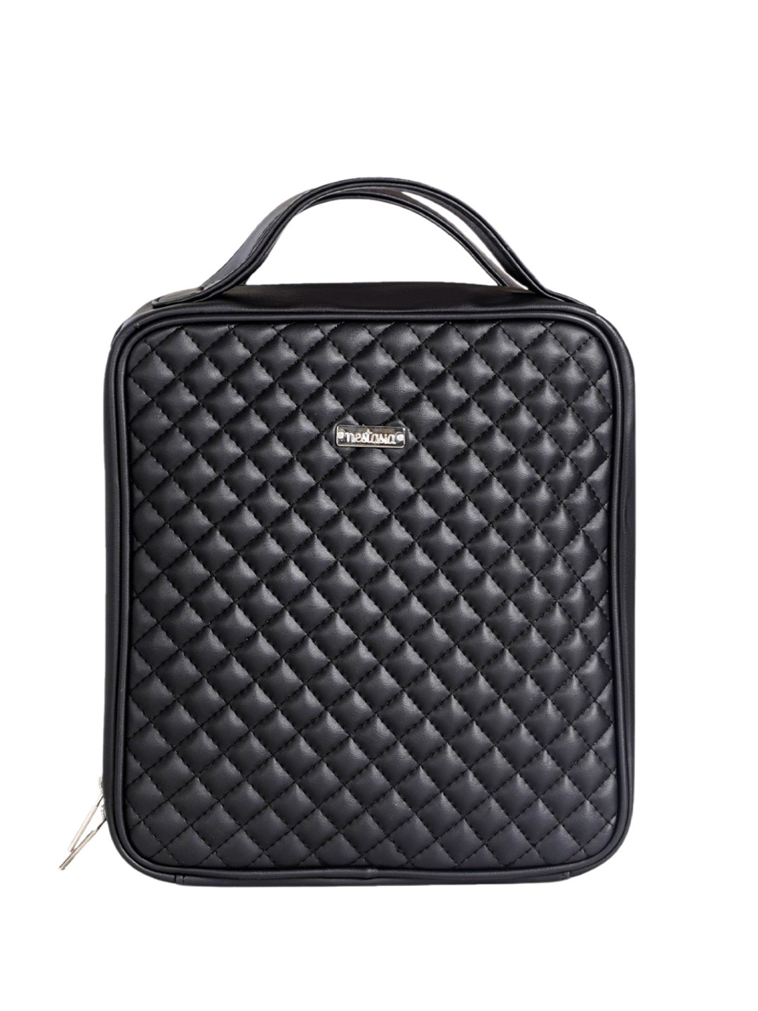 

Nestasia Textured Vanity Bag Travel Accessory, Black