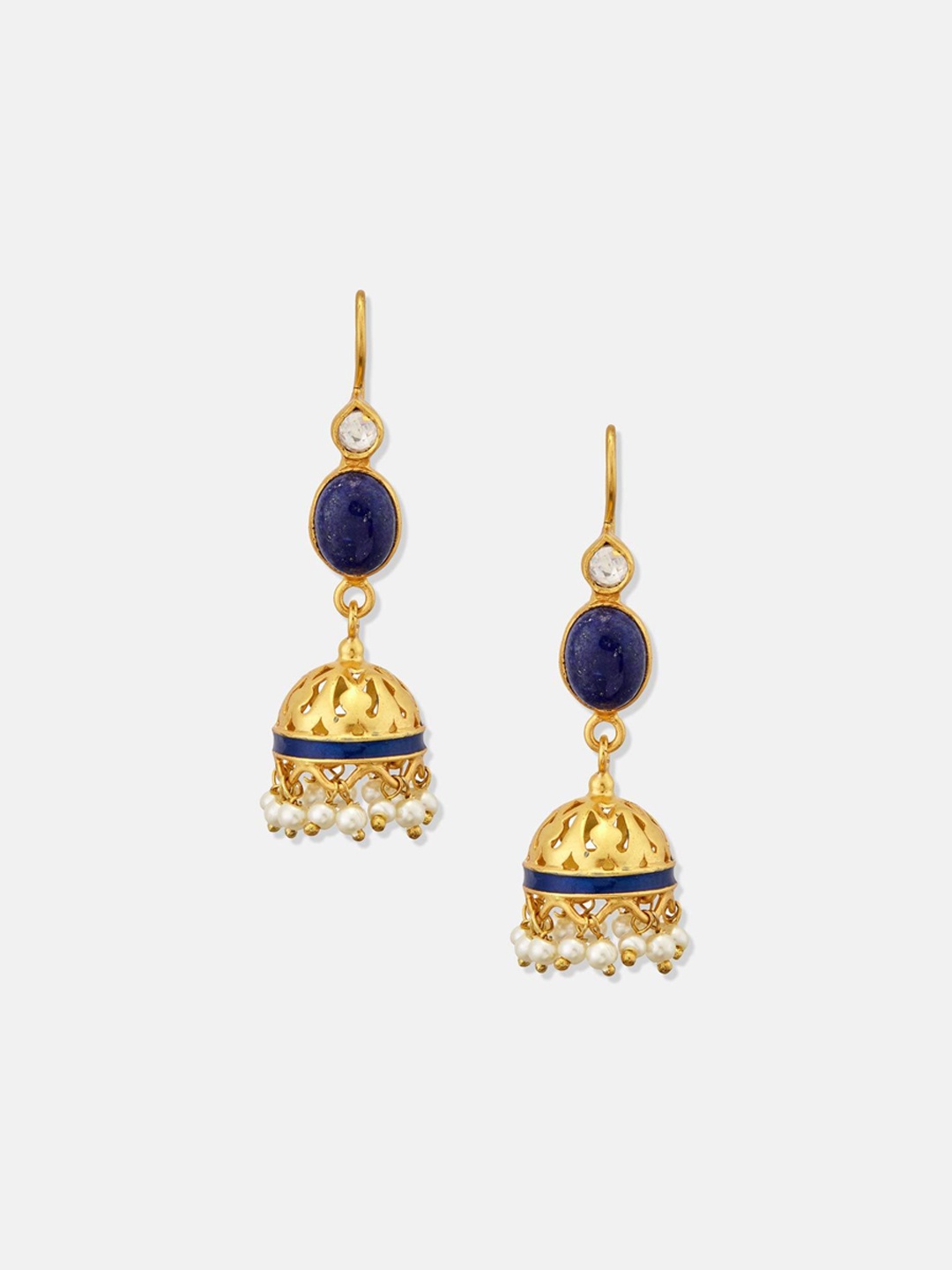 

Fabindia Contemporary Dome Shaped Jhumkas, Gold