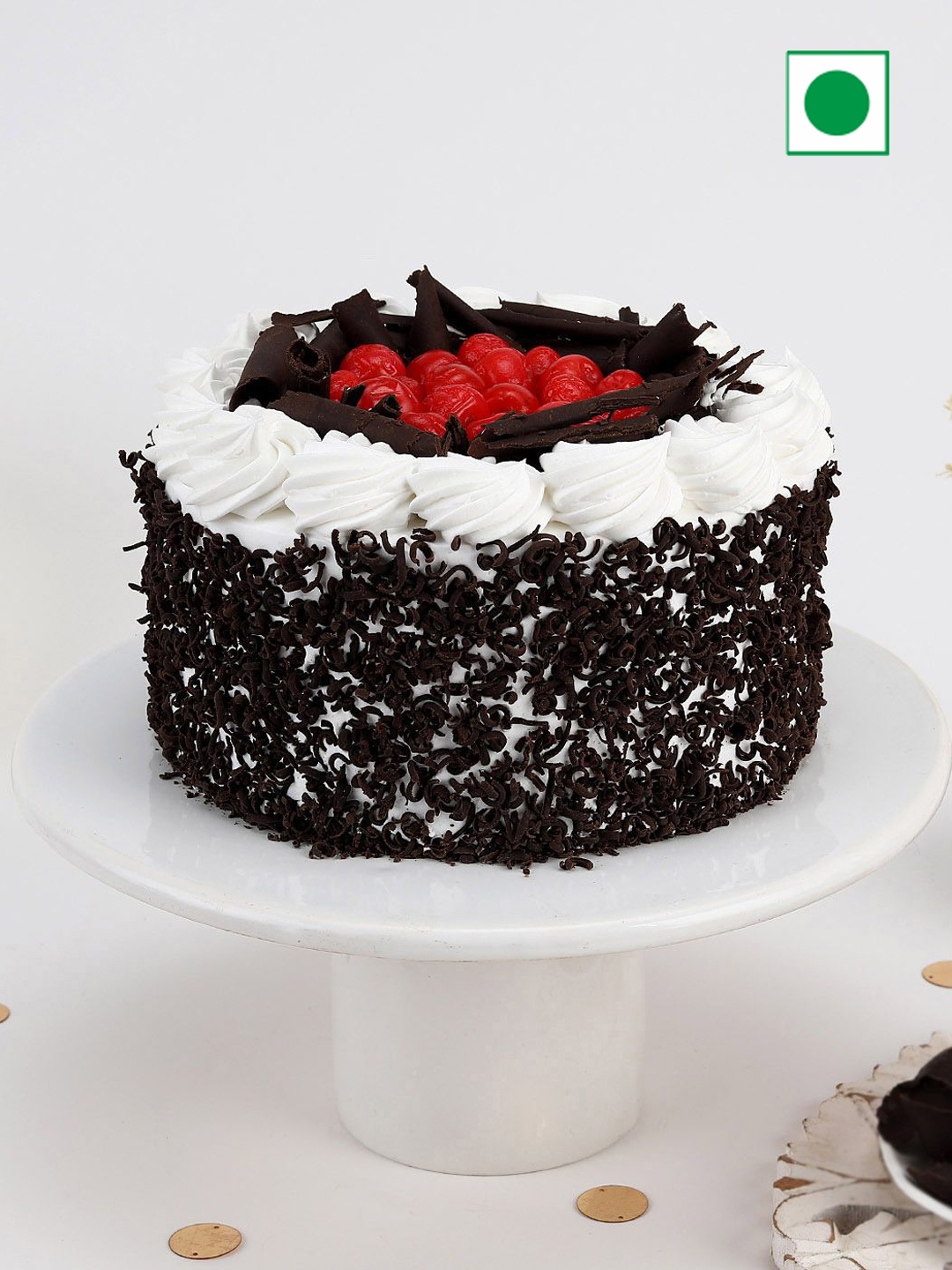 

IGP Black Forest Flavour Eggless Round Cake- 1Kg