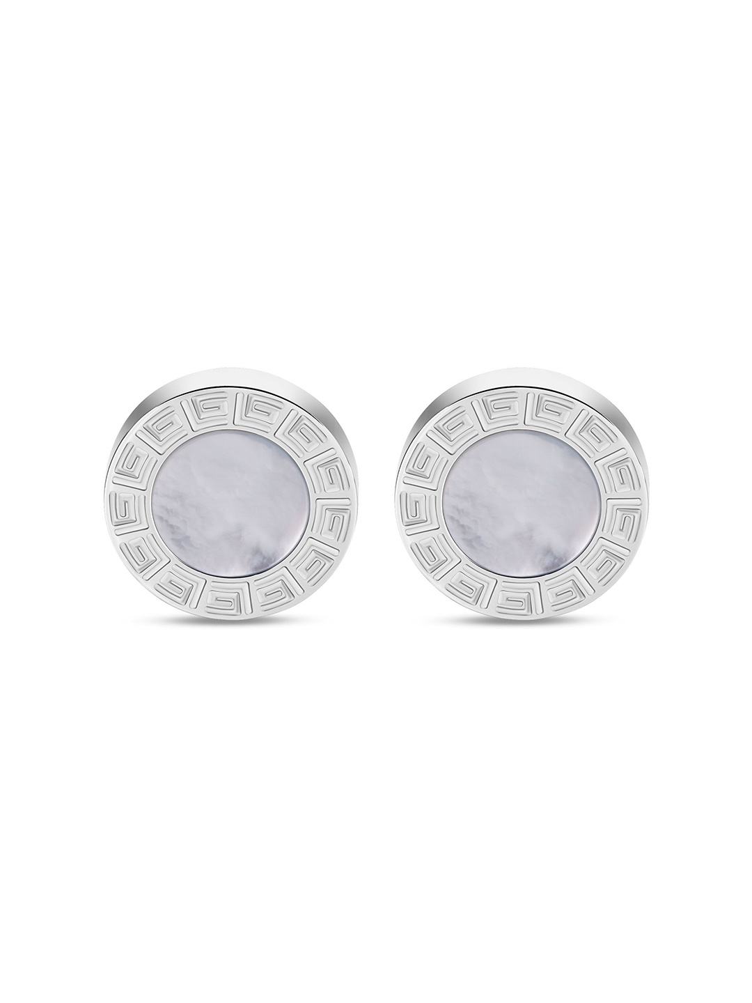 

Guy Laroche Men Stainless Steel Cufflink, Silver