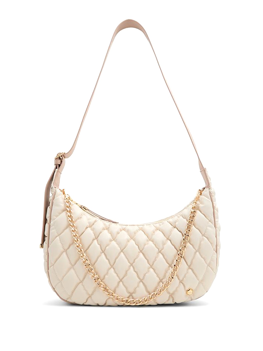 

ALDO Half Moon Sling Bag with Quilted, Brown