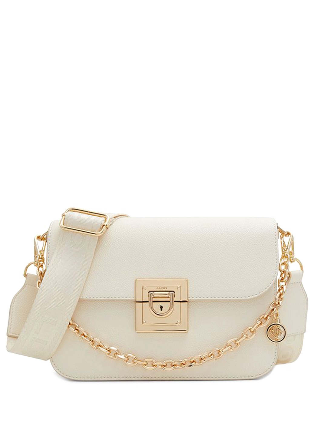 

ALDO Colourblocked Bucket Sling Bag, Beige