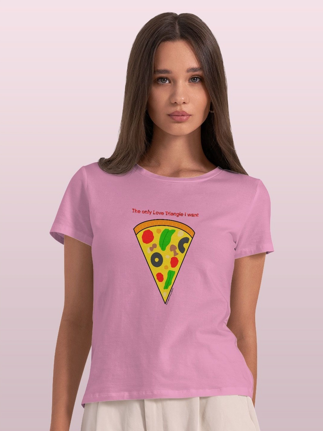 

macmerise Women Printed Extended Sleeves T-shirt, Pink