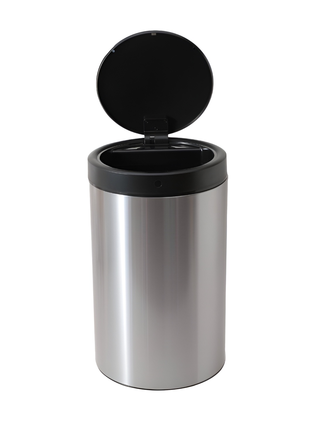 

Savya Home Black Stainless Steel Automatic Motion Sensor Dustbin 30 L, Silver