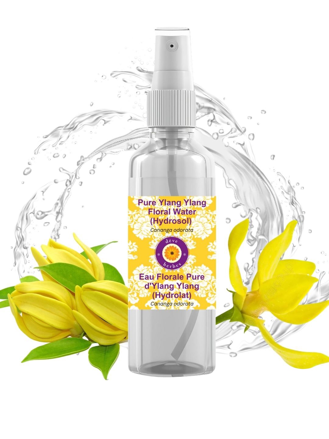 

Deve Herbes Pure Ylang Ylang Floral Water - 100ml, Transparent