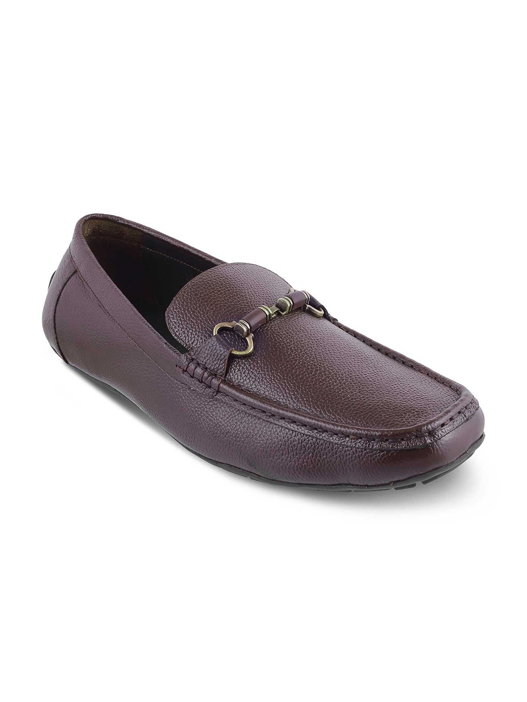 

Tresmode Men Leather Loafers, Brown