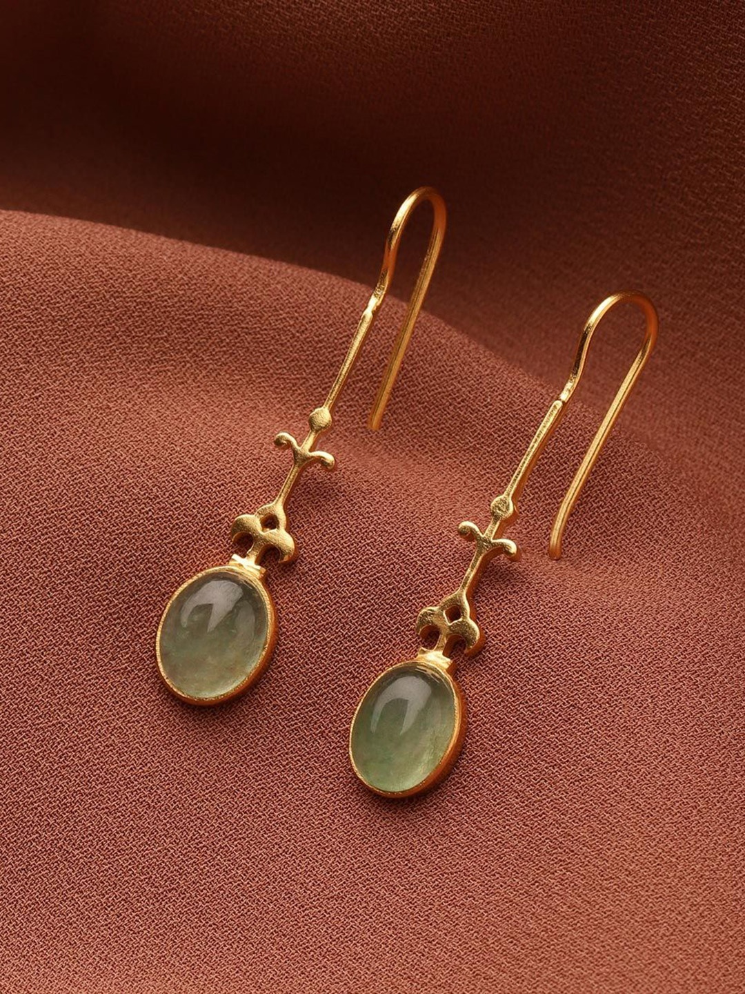 

Fabindia Contemporary Drop Earrings, Gold