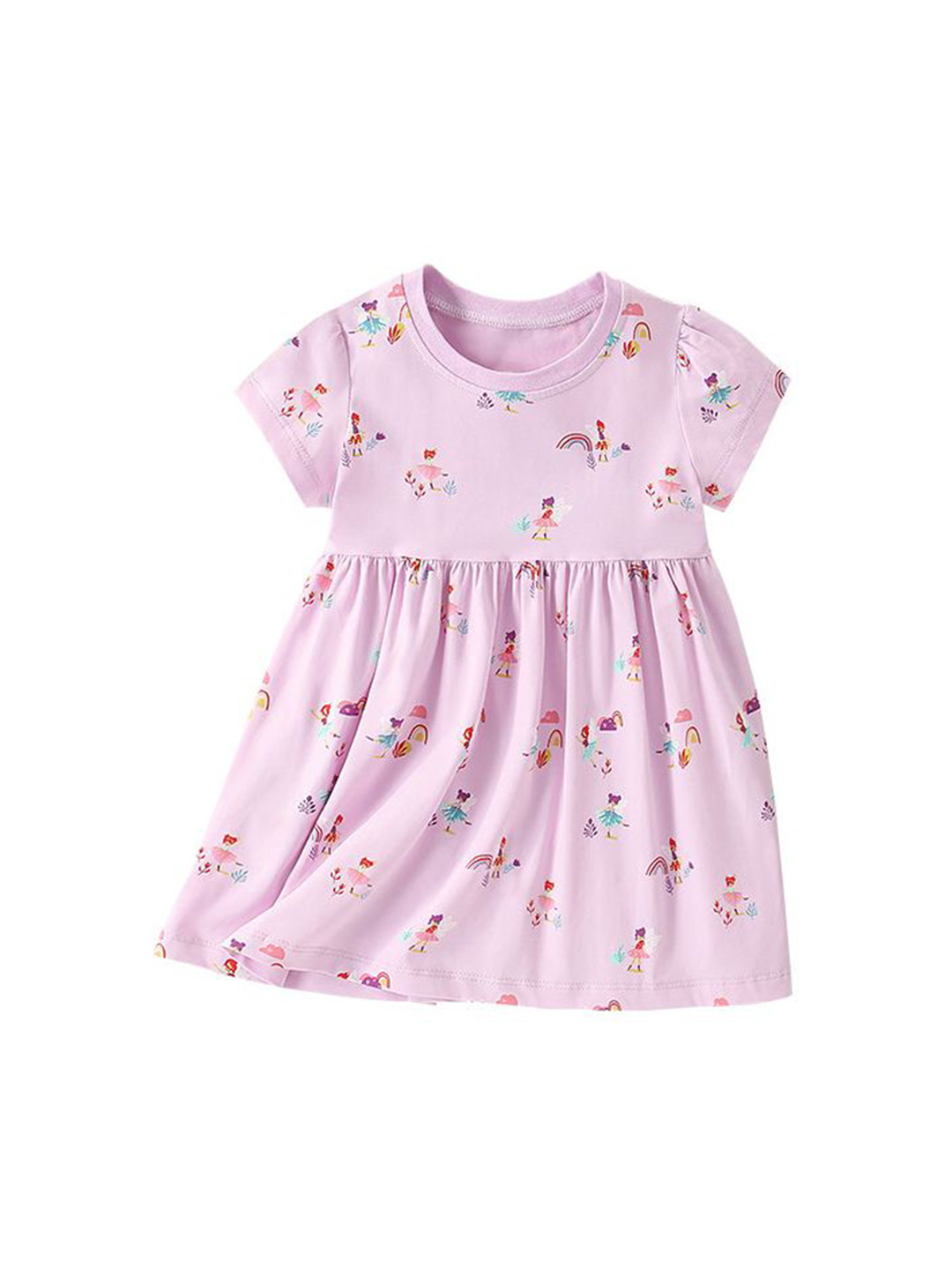 

StyleCast x Revolte Girls Floral Print Fit & Flare Dress, Purple