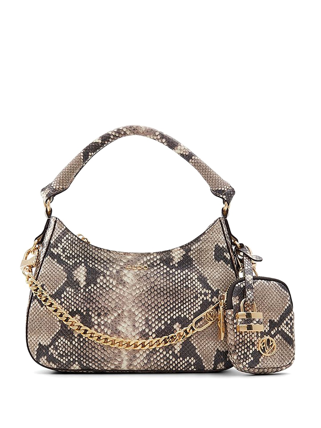 

ALDO Structured Handheld Bag, Brown