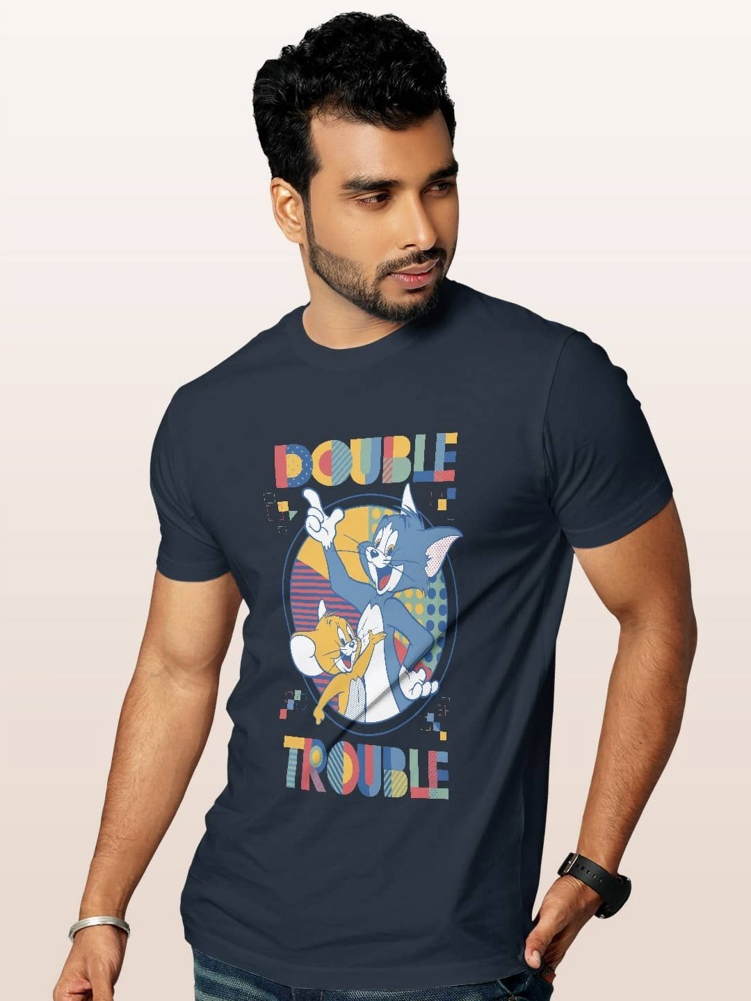 

macmerise Men Sports Printed T-shirt, Blue