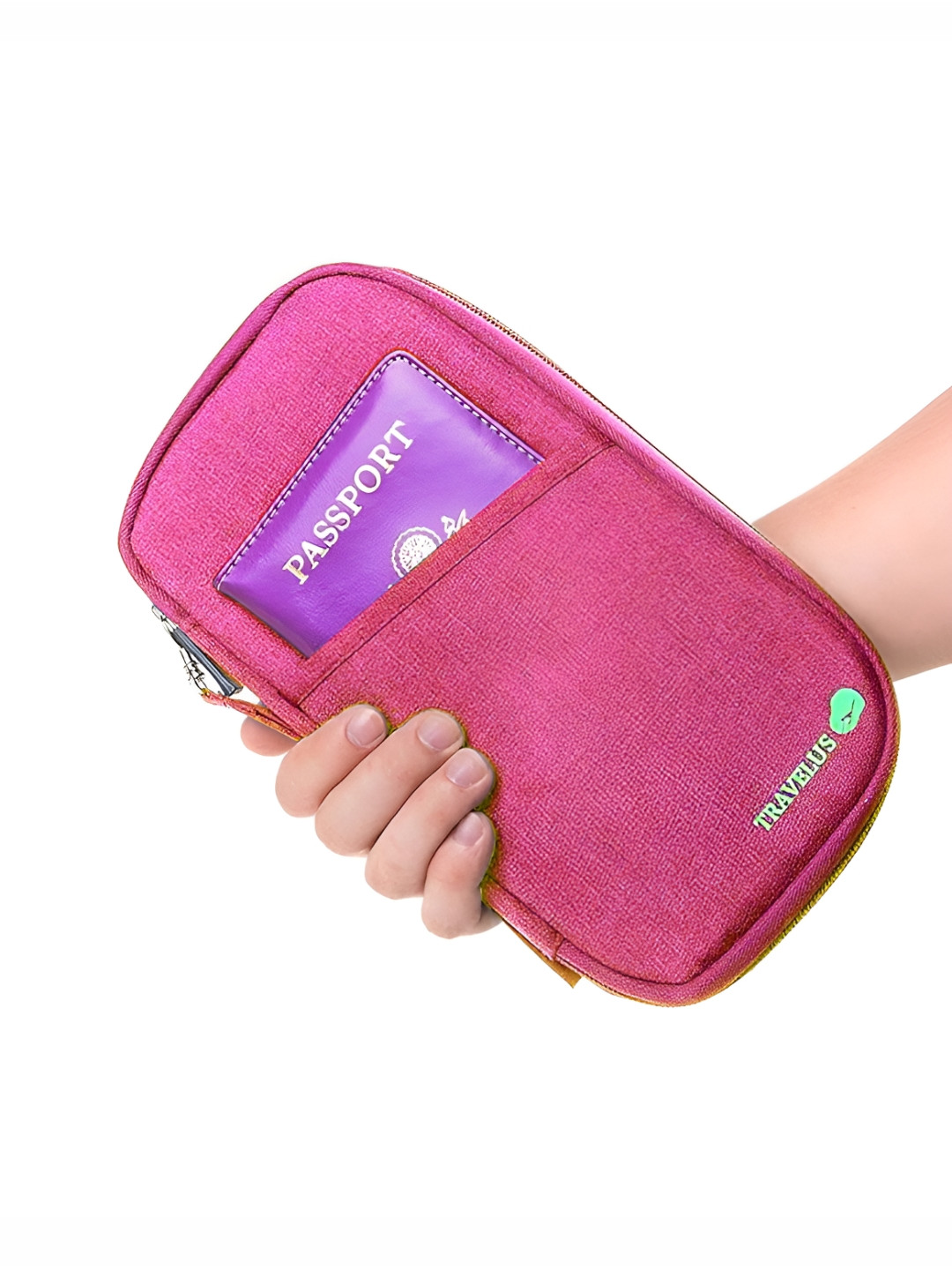 

Aura Multi-Purpose Travel Pouch Travel Accessory, Pink
