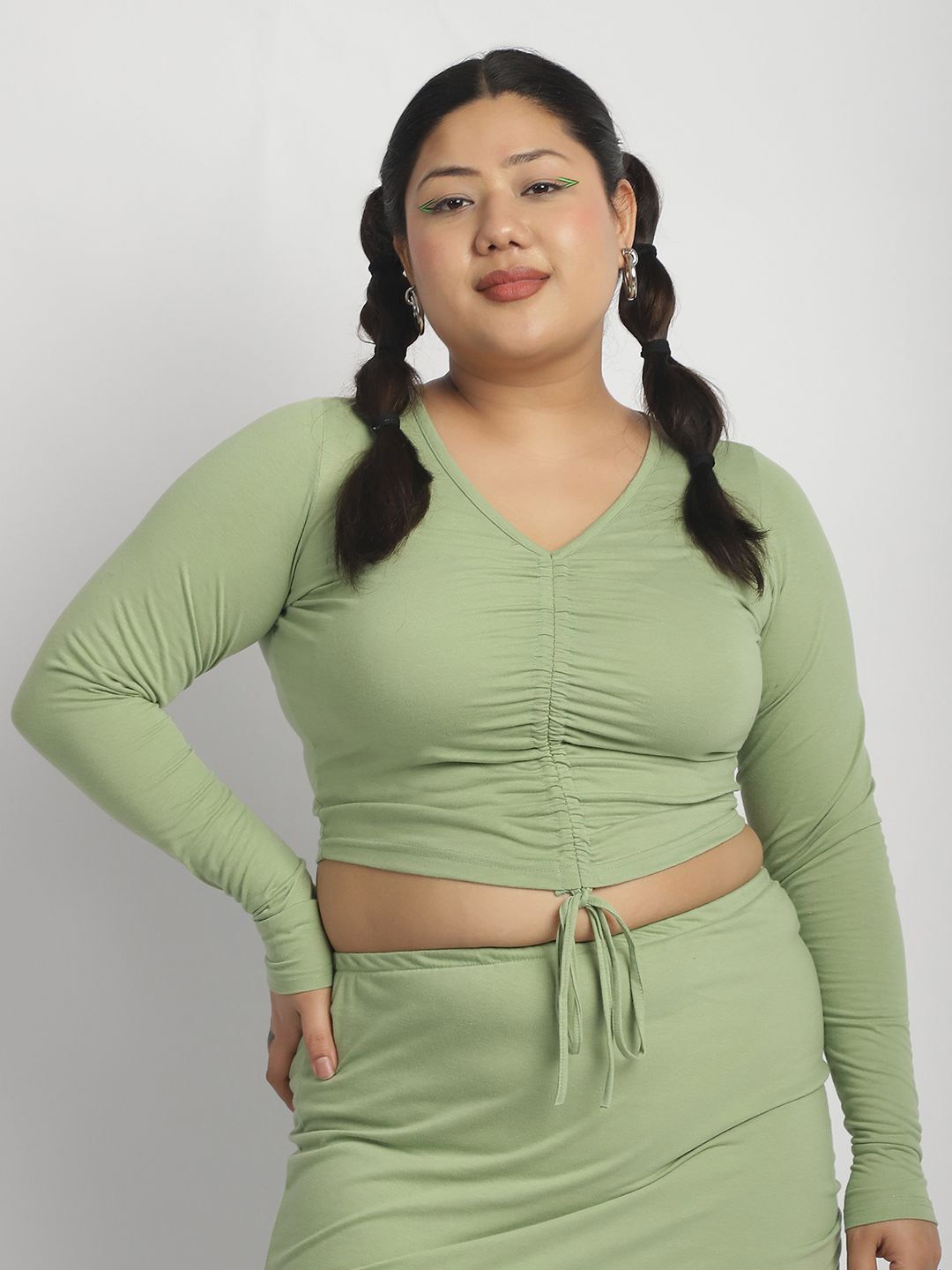 

thkgrlz Crop Top, Green