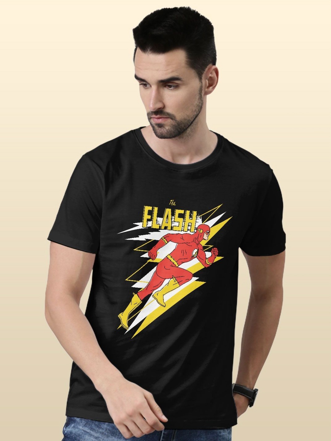 

macmerise Men Printed T-shirt, Black