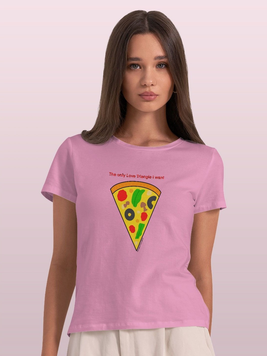 

macmerise Women Printed Extended Sleeves T-shirt, Pink