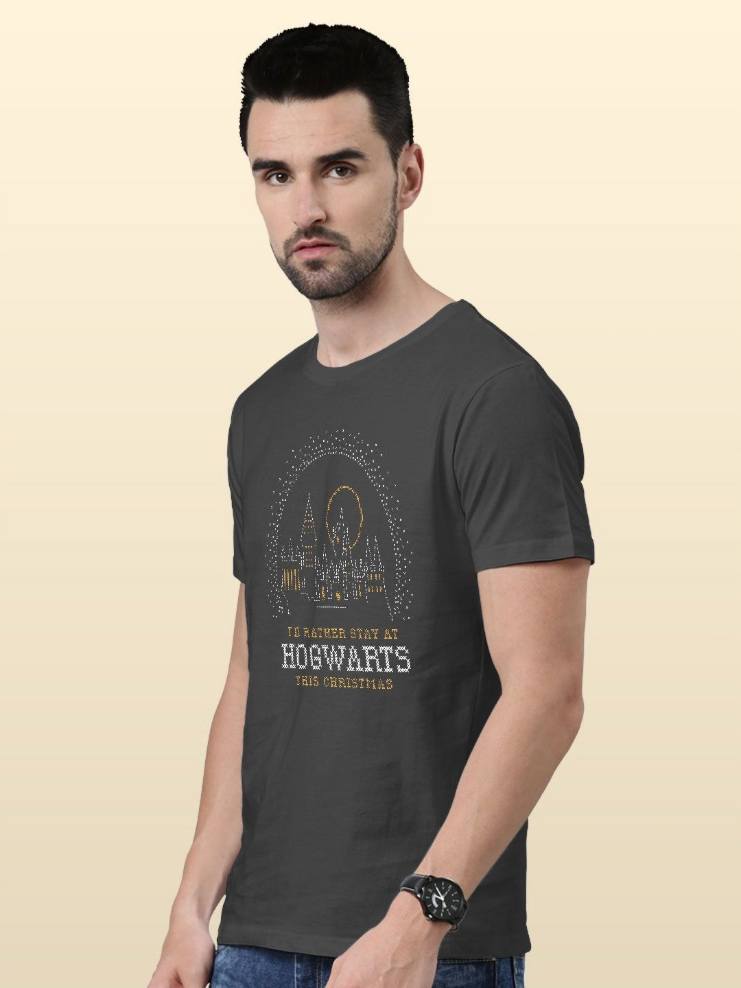 

macmerise Men Extended Sleeves T-shirt, Grey