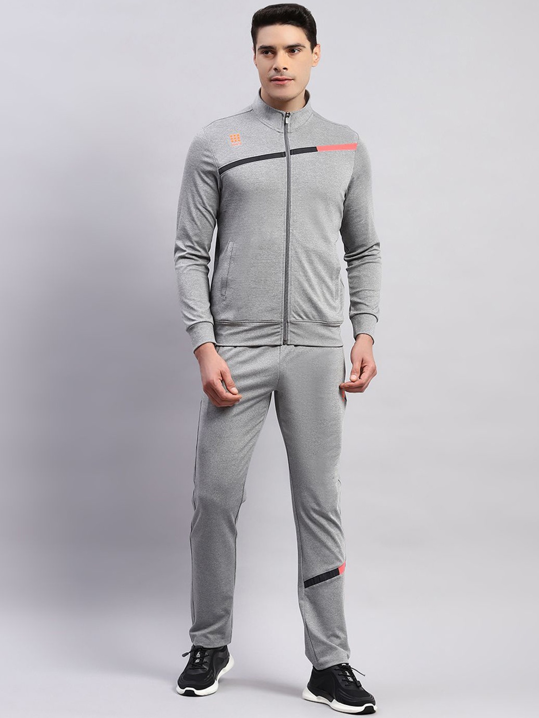 

rock.it Long Sleeve Mock Neck Long Sleeve Tracksuit, Grey