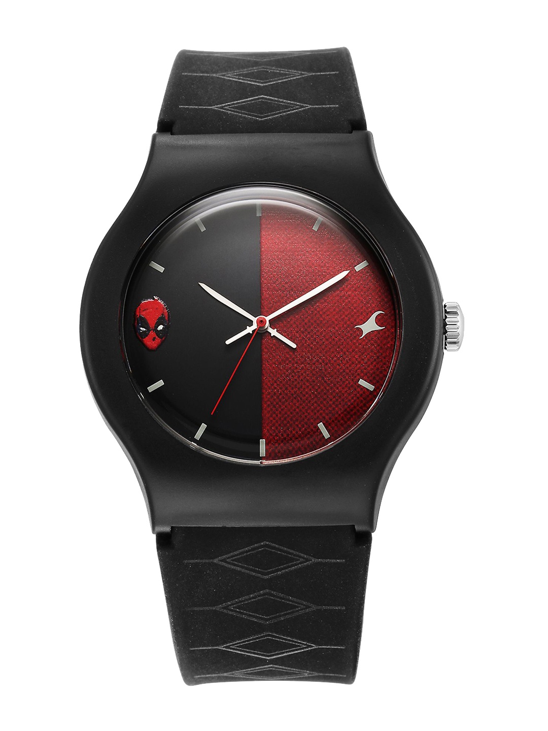

Fastrack Unisex Printed Dial & Straps Analogue Watch 9915PP107, Black