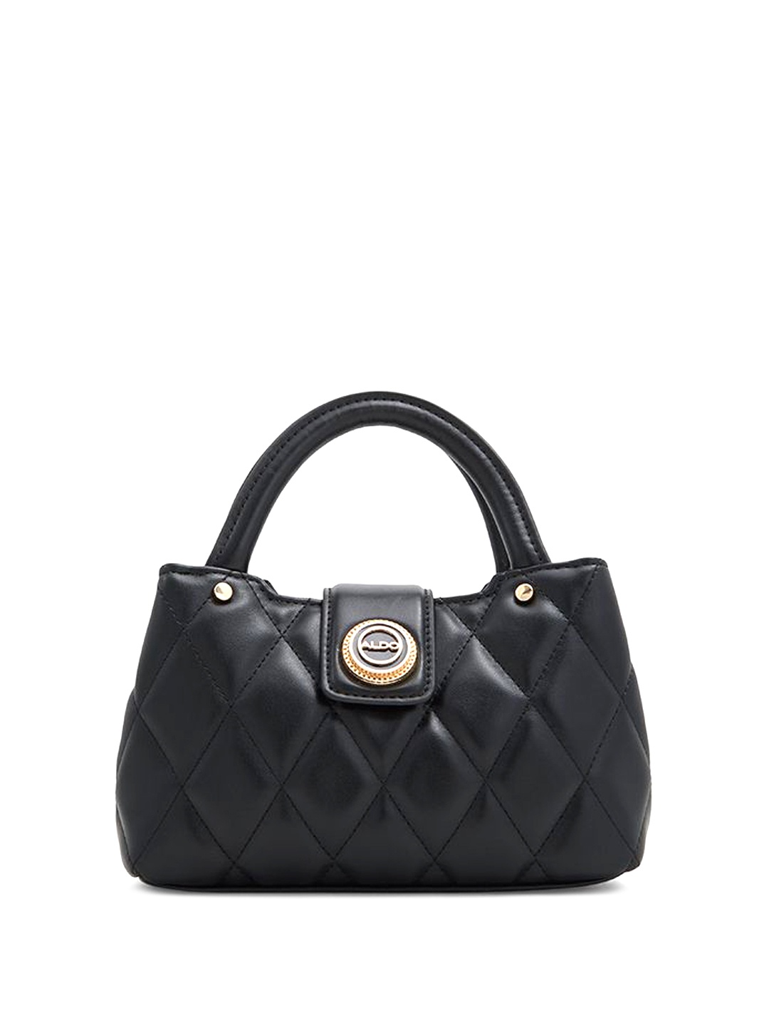 

ALDO Structured Shoulder Bag with Tasselled, Black