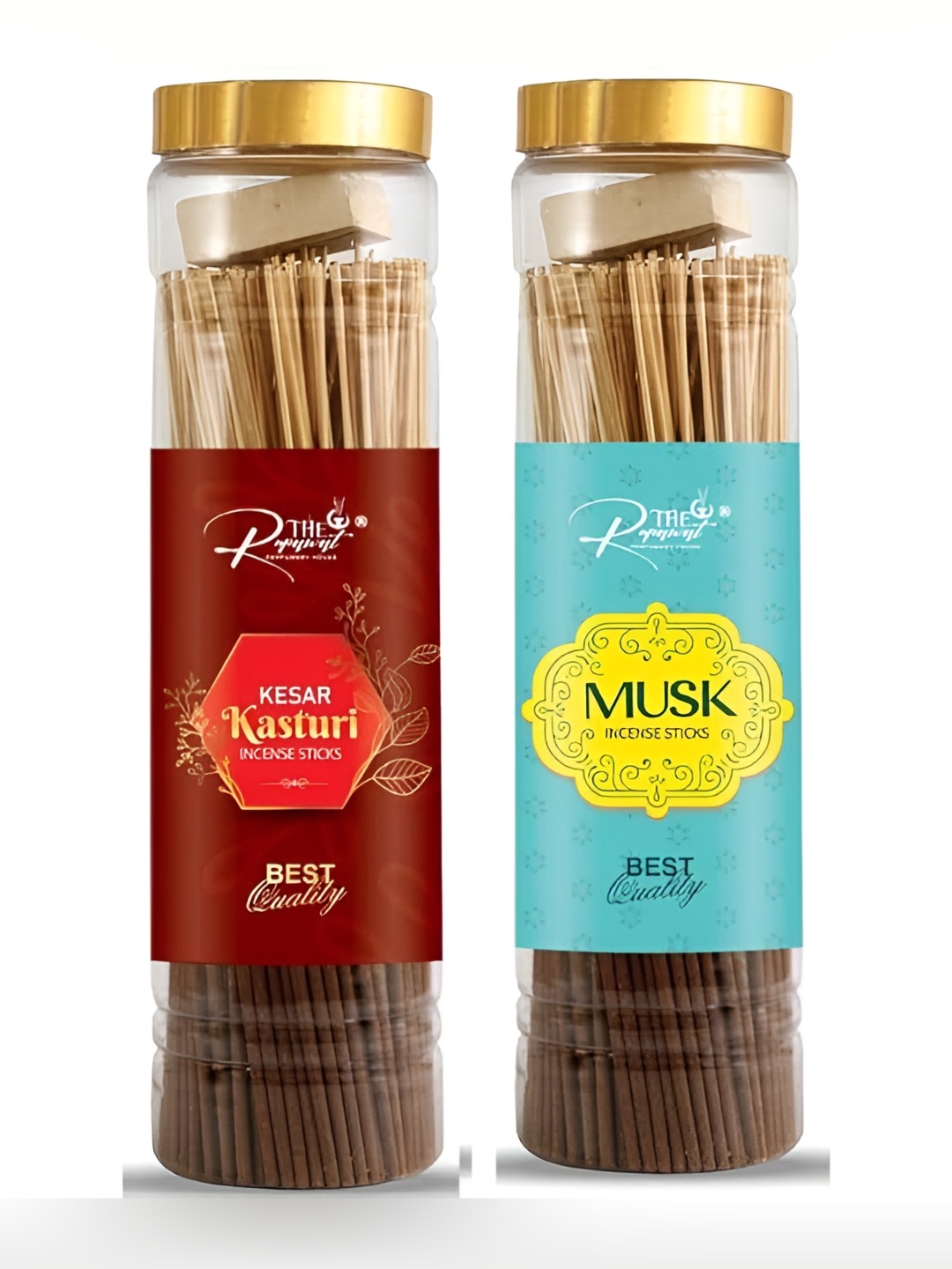 

THE RUPAWAT Perfumery House Brown 2 Pieces Wooden Incense Sticks 200 gm Each