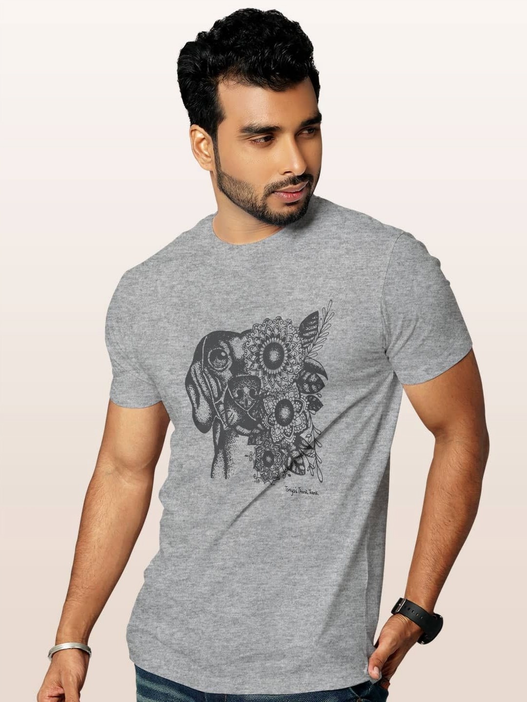 

macmerise Men T-shirt, Grey