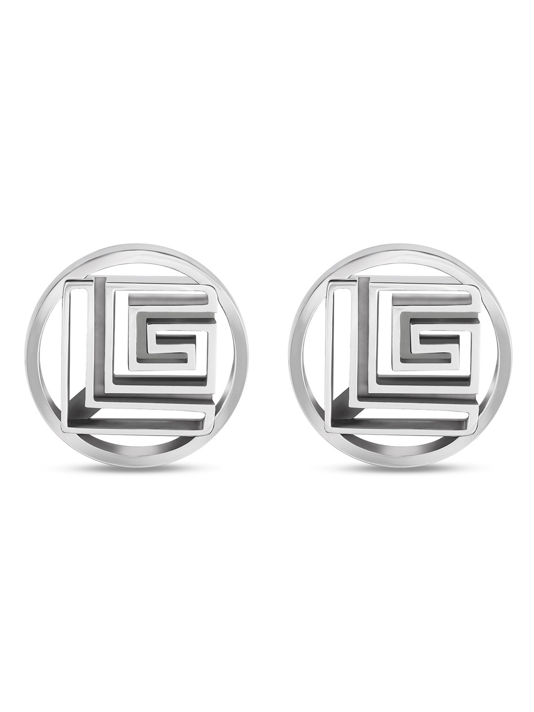 

Guy Laroche Stainless Steel Cufflink, Silver