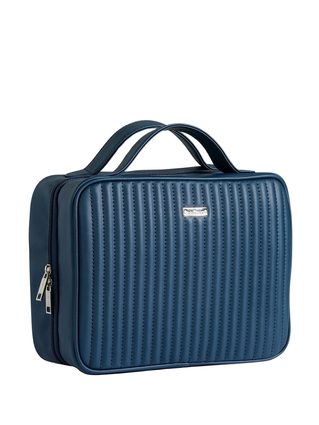 

Nestasia Textured Vanity Bag Travel Accessory, Blue