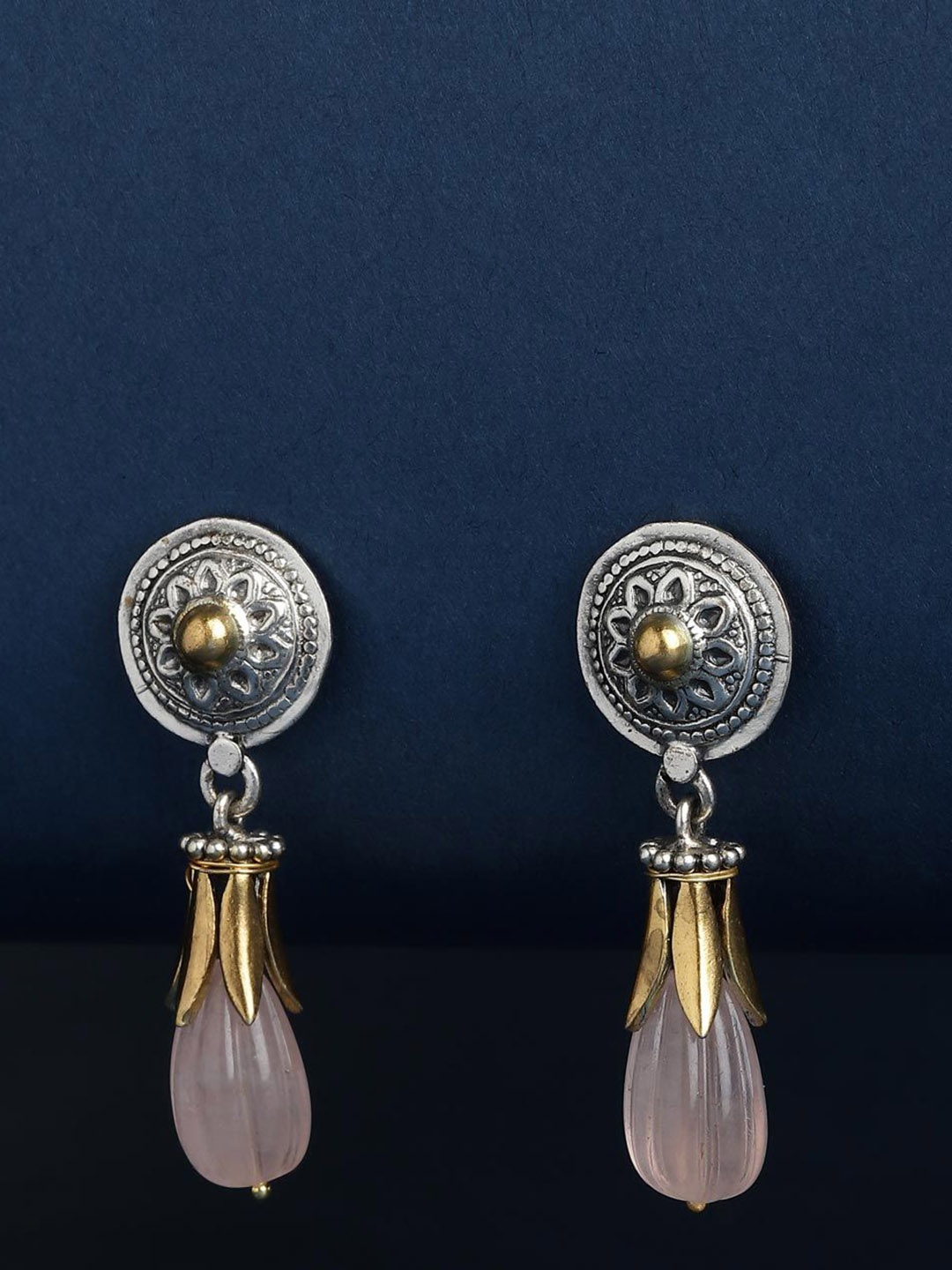 

Fabindia Artificial Beads Silver Drop Earrings