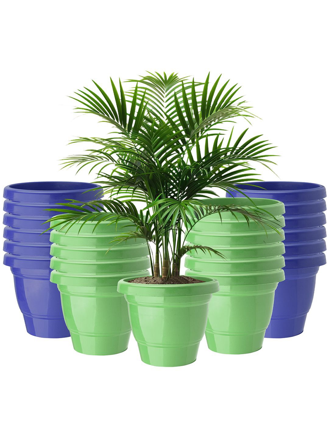 

Kuber Industries Blue & Green 24 Pieces Planter