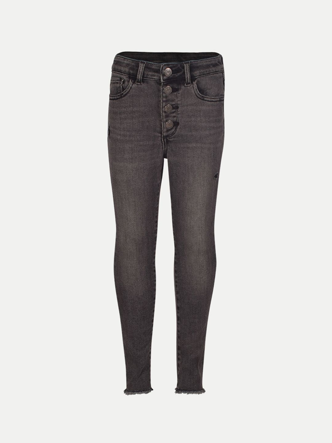 

BAESD Girls Jean Mid Rise Clean Look Regular Fit Jeans, Grey