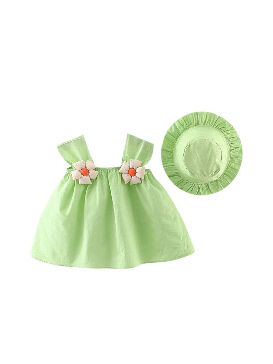 

StyleCast x Revolte Girls Satin A-Line Dress, Green