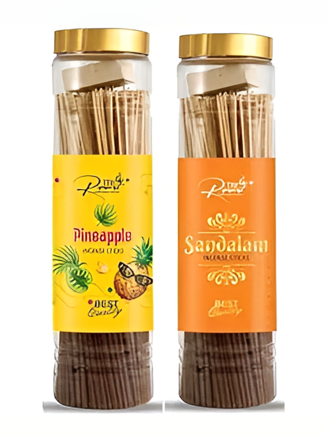 

THE RUPAWAT Perfumery House Brown 2 Pieces Wooden Incense Sticks 200 gm Each