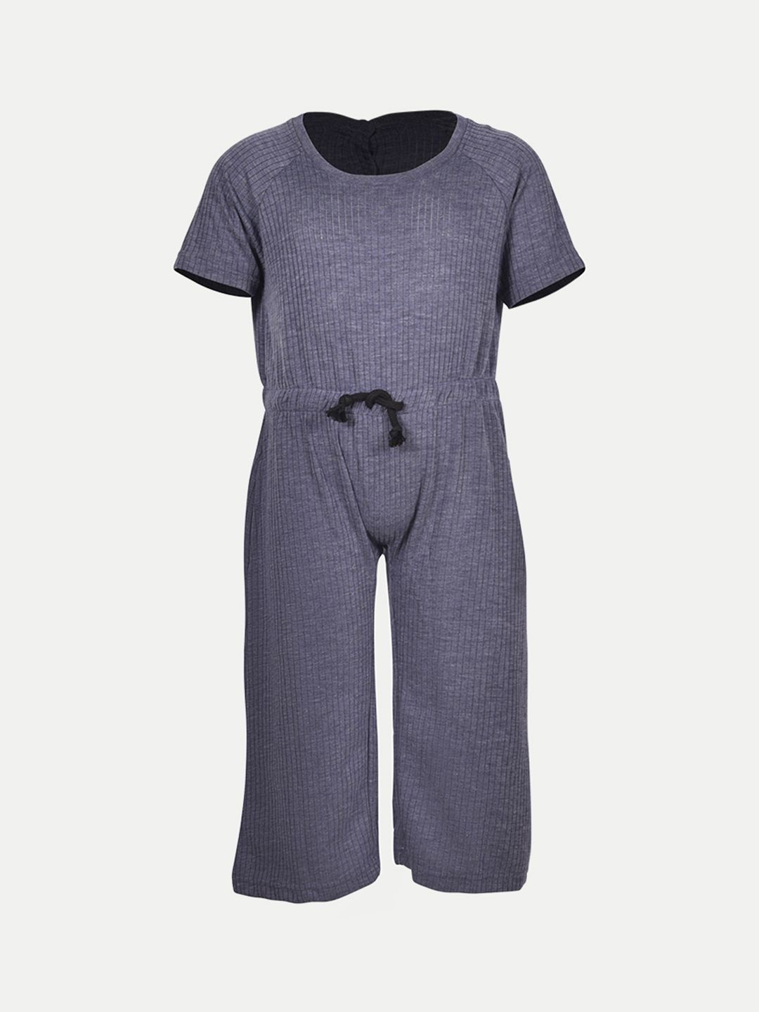 

BAESD Girls Striped Thermal Basic Jumpsuit, Blue