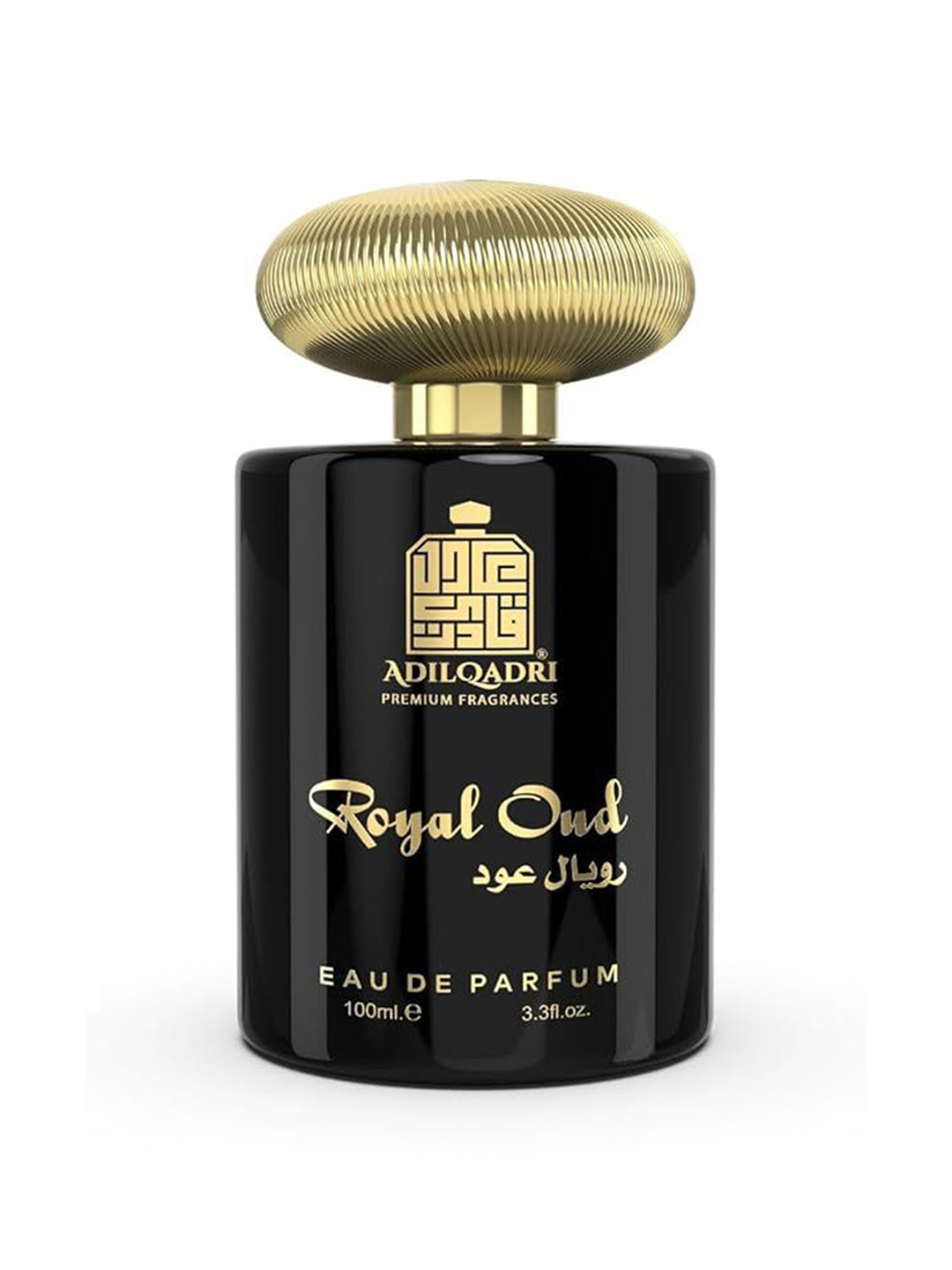 

ADILQADRI Royal Oudh Floral & Woody Blend Long Lasting Eau De Parfum -100ml, Black
