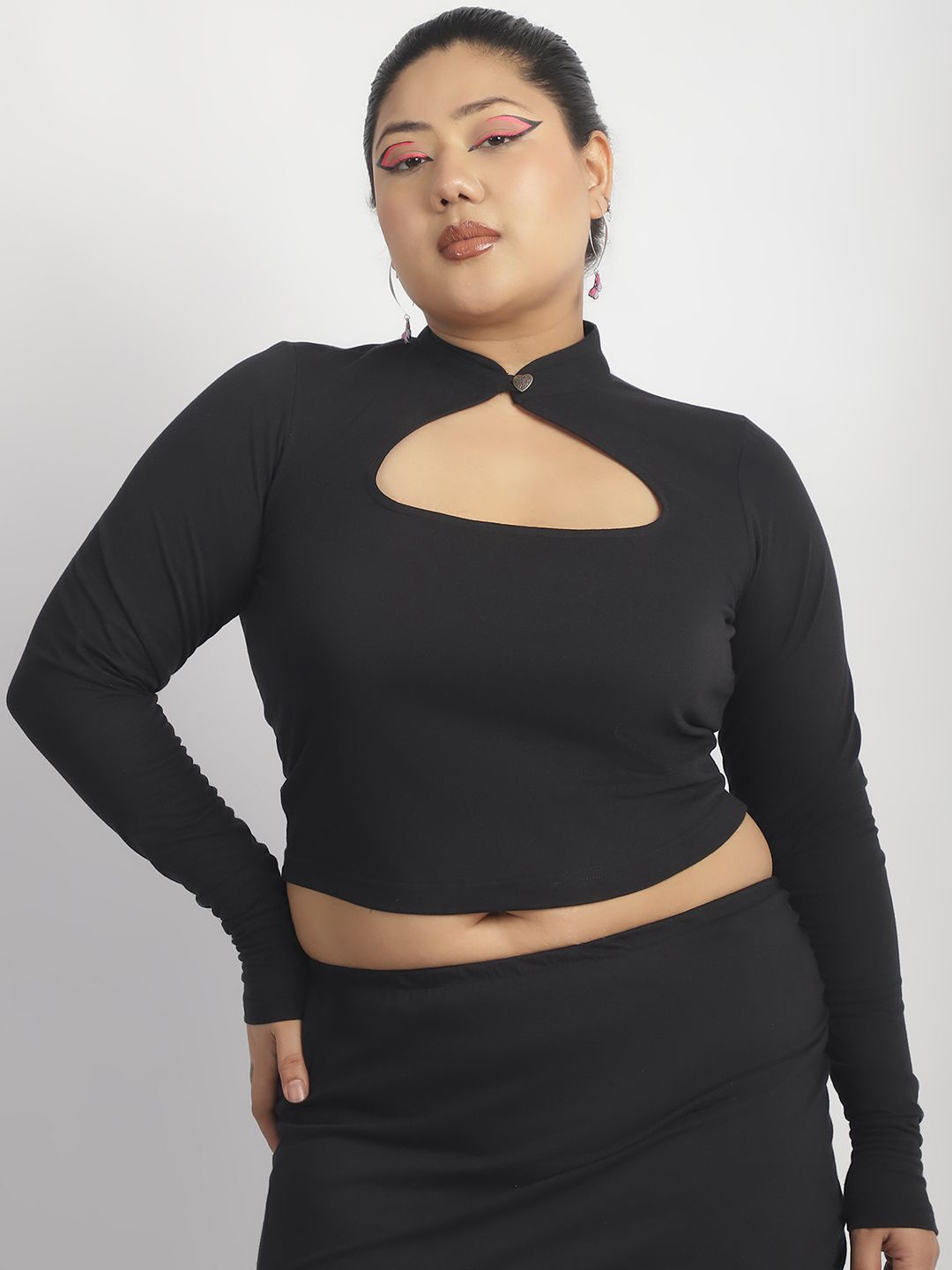 

thkgrlz Crop Top, Black