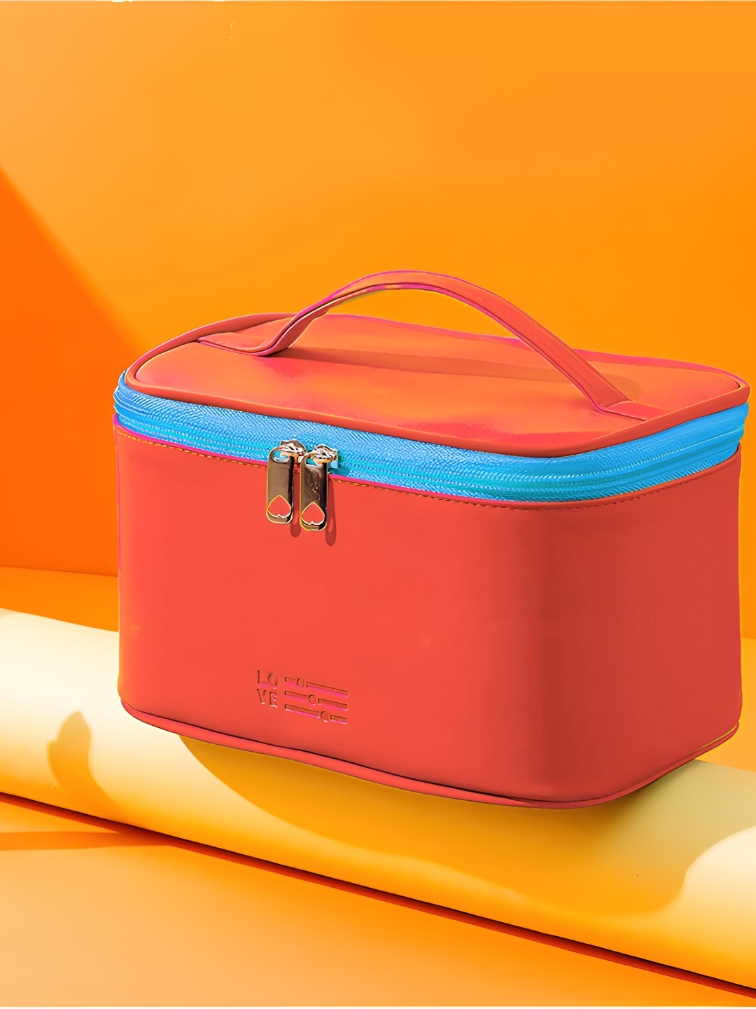 

Aura Waterproof Makeup Accessories Storage Bag, Orange