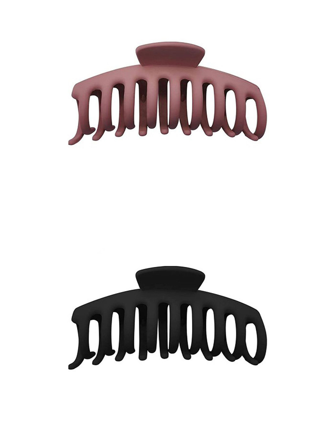 

Xivir Women Set Of 2 Claw Clips, Black