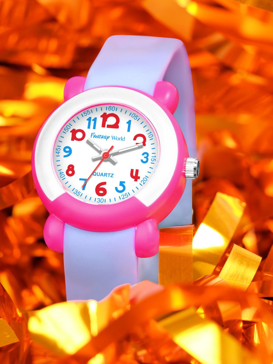 

Fantasy World Unisex Kids Dial & Straps Analogue Watch FW24-2217-PR, Purple