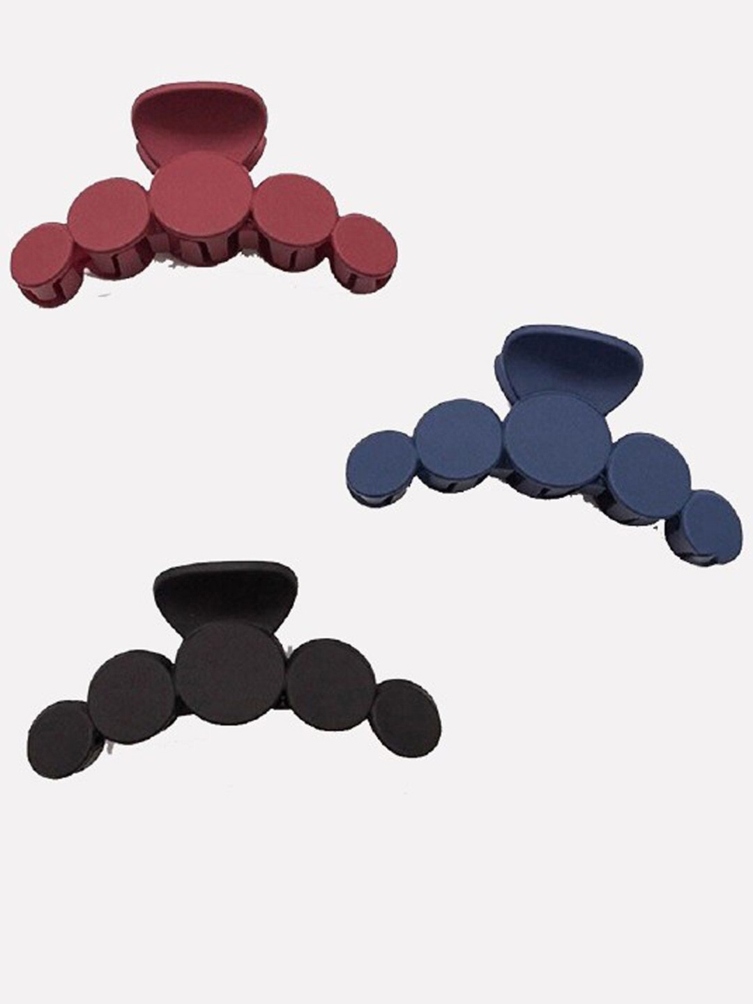 

Softwrap Women Set of 3 Claw Clip, Burgundy