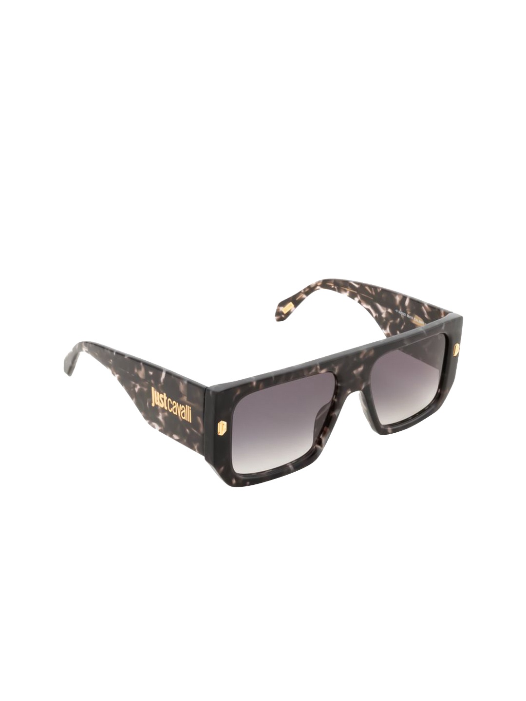 

Just Cavalli Unisex Square Sunglasses with UV Protected Lens SJC0225696NSG, Grey